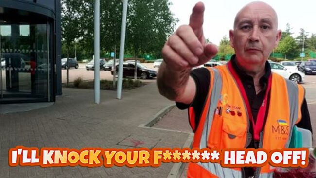 Call me a tyrant again and I’ll knock your f head off! Marks and Spencer Call me a tyrant again and I'll knock your f head off! Marks and Spencer