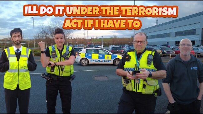 Police – I’ll do it under the terrorism act if I have to Section 60 #droneaudit   #audit   #drone