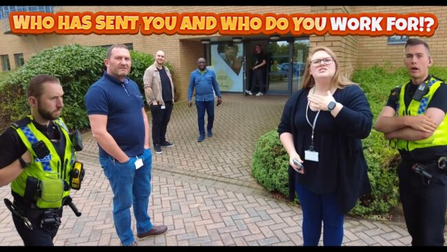 Police attend You can’t do this without identifying yourself – #droneaudit #audit  #drone Police attend You can't do this without identifying yourself - #droneaudit #audit #drone