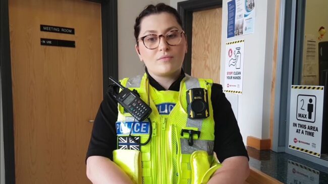 I'll leave when you leave officers