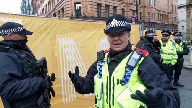 Police Officer Hits Camera